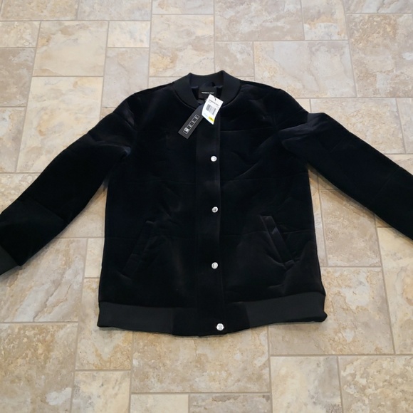 Members Only Varsity bomber jacket velvet style - Picture 6 of 8